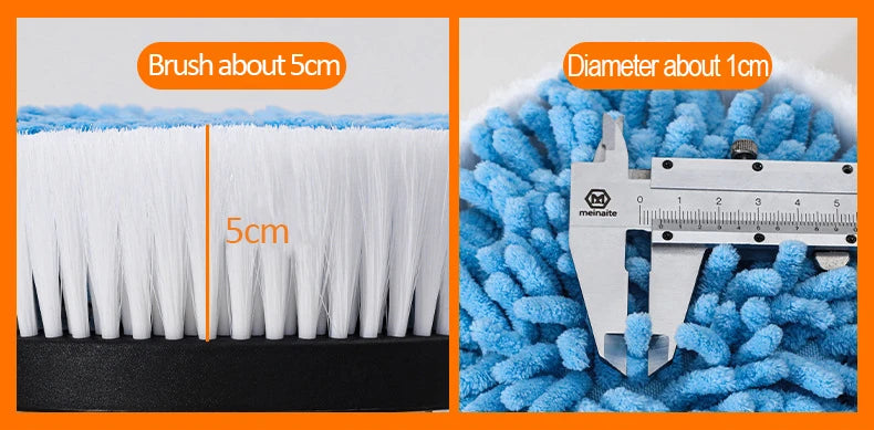 360° Automatic Car Wash Mop - Shampooing & Cleaning Power