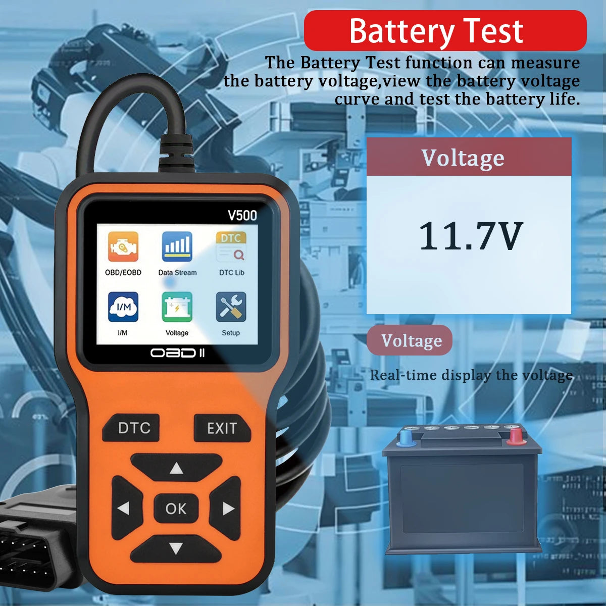 Car OBD2 Scanner V500