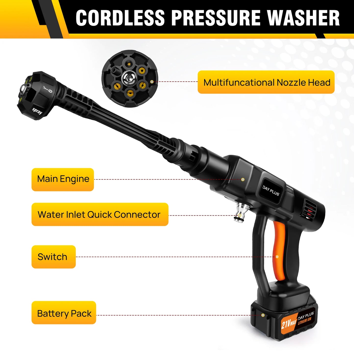 Portable Car Washing Water Gun