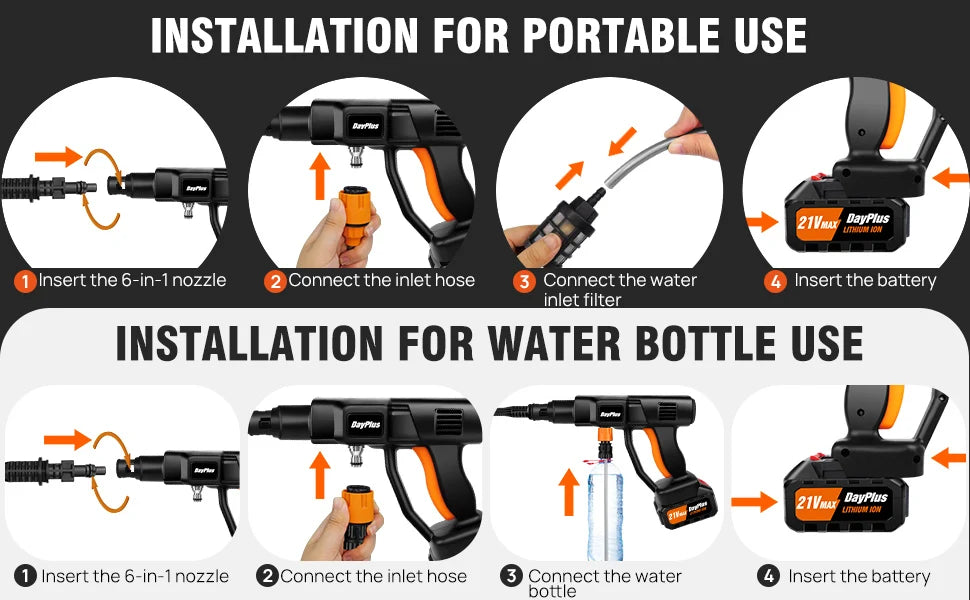 Portable Car Washing Water Gun