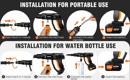 Portable Car Washing Water Gun