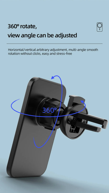 Magnetic Phone Holder + 15W Quick Charge