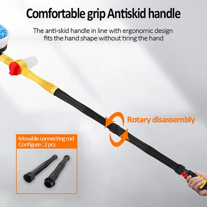 360° Automatic Car Wash Mop - Shampooing & Cleaning Power