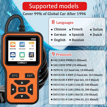 Car OBD2 Scanner V500