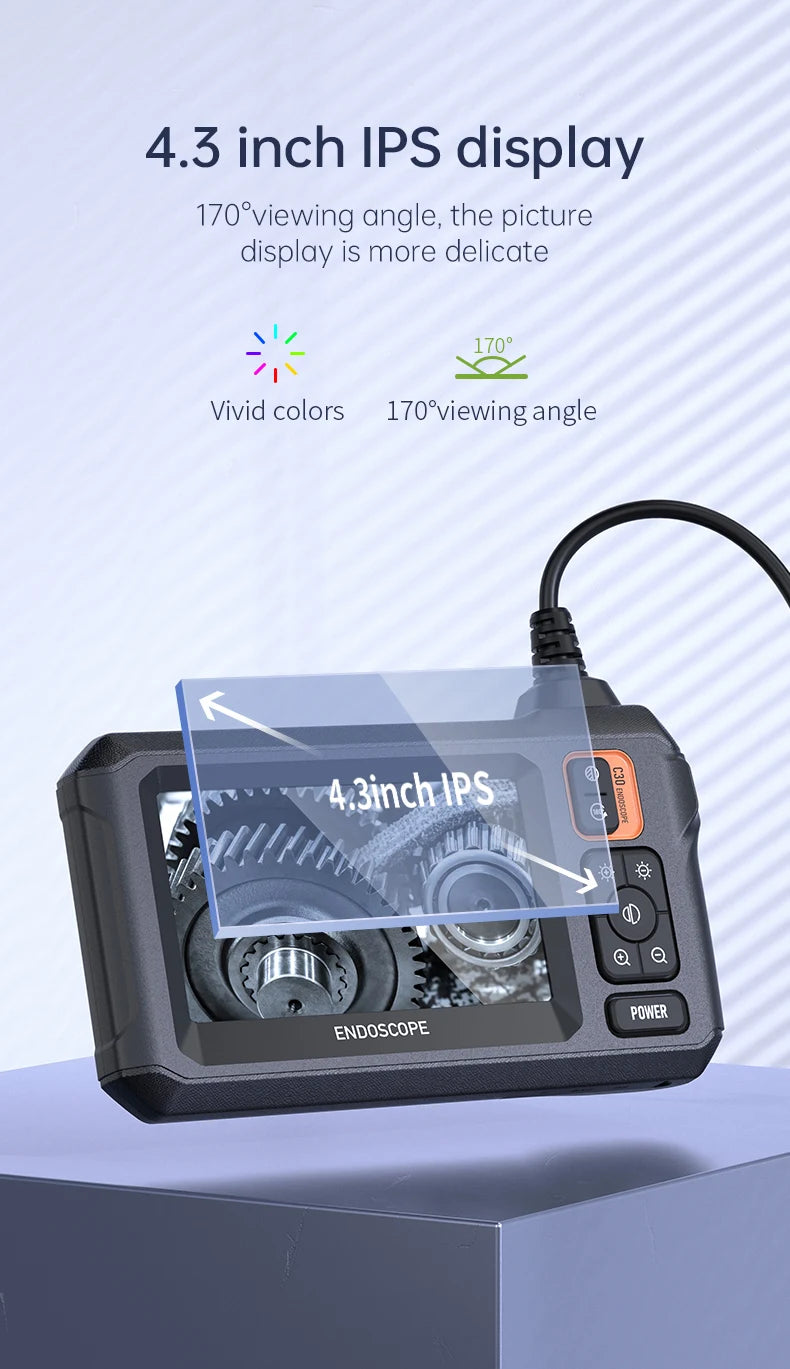 Endoscope 1080P 4.3" Pro
