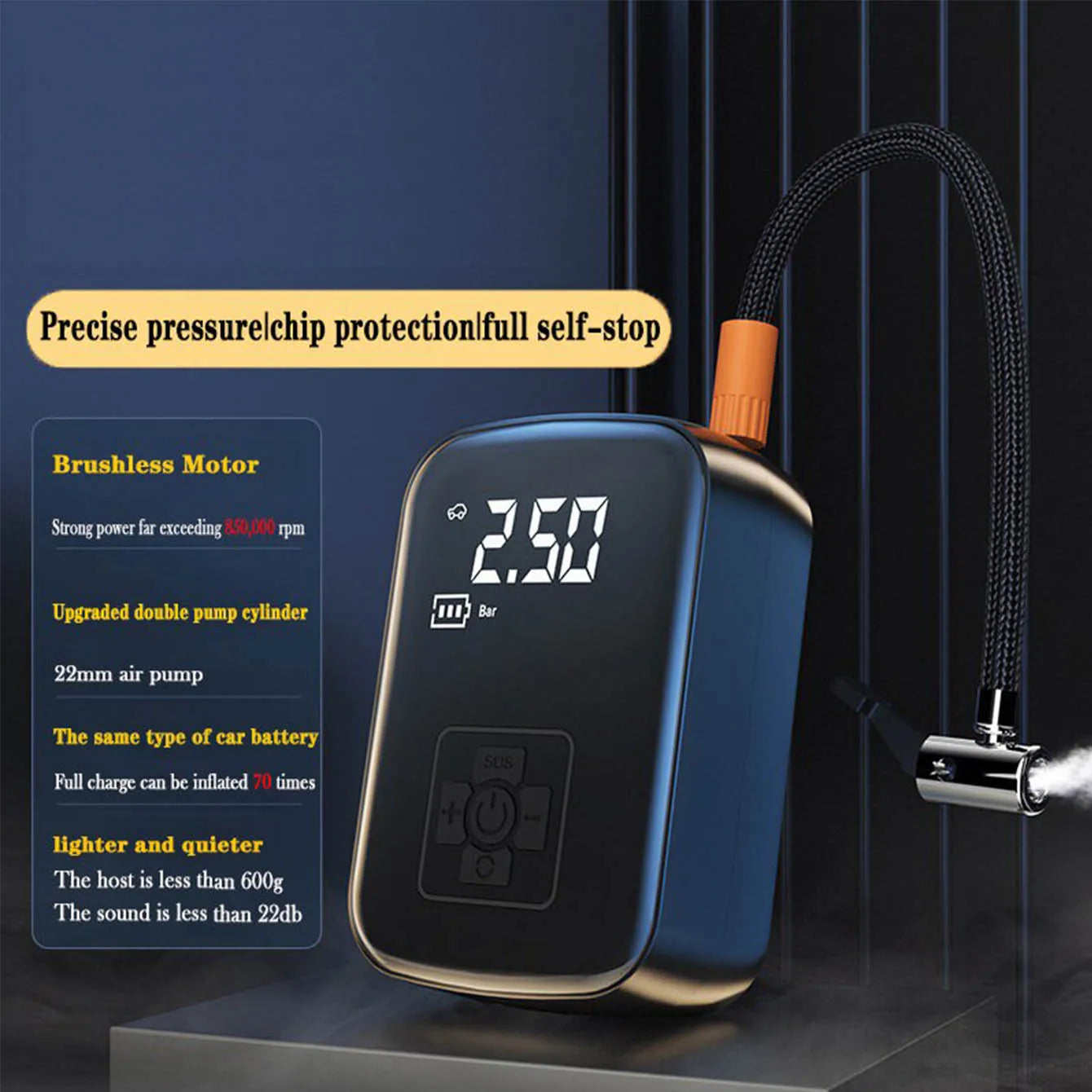 Portable Tire Inflator 150PSI