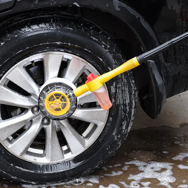 360° Automatic Car Wash Mop - Shampooing & Cleaning Power
